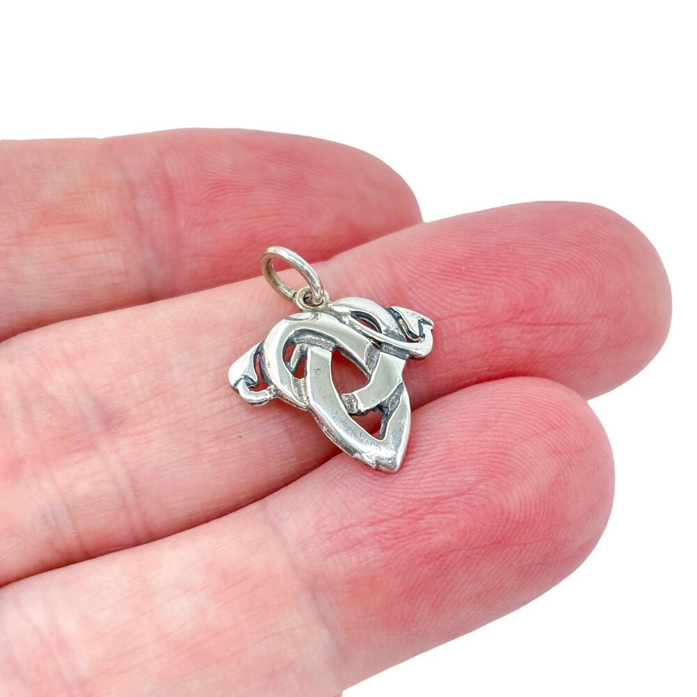 Vintage Sterling Silver 925 Celtic Knot Pendant